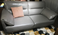 Office Leather Sectional Sofa Bed / Contemporary Leather Reclining Sofa