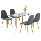 Velvet Fabric Modern Dining Room Chairs For Restaurant Hotel